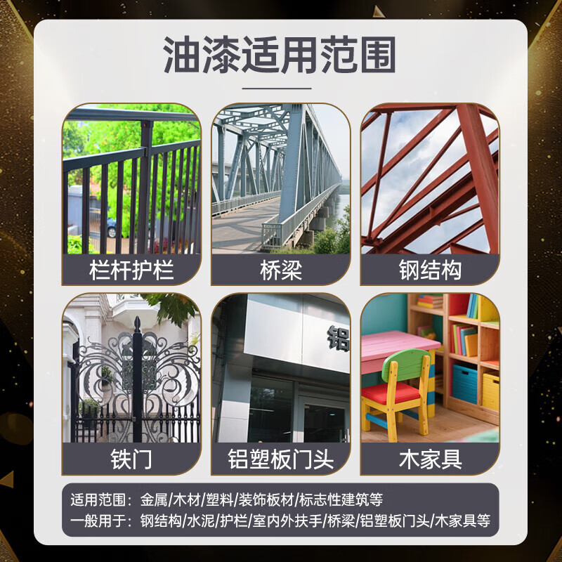 Qianjumei fluorocarbon paint, metal paint, anti-rust paint, steel, aluminum pipe, cement railing renovation, industrial outdoor car galvanized waterproof, anti-corrosion and sunscreen paint, Beijing warehouse delivery, white 3KG