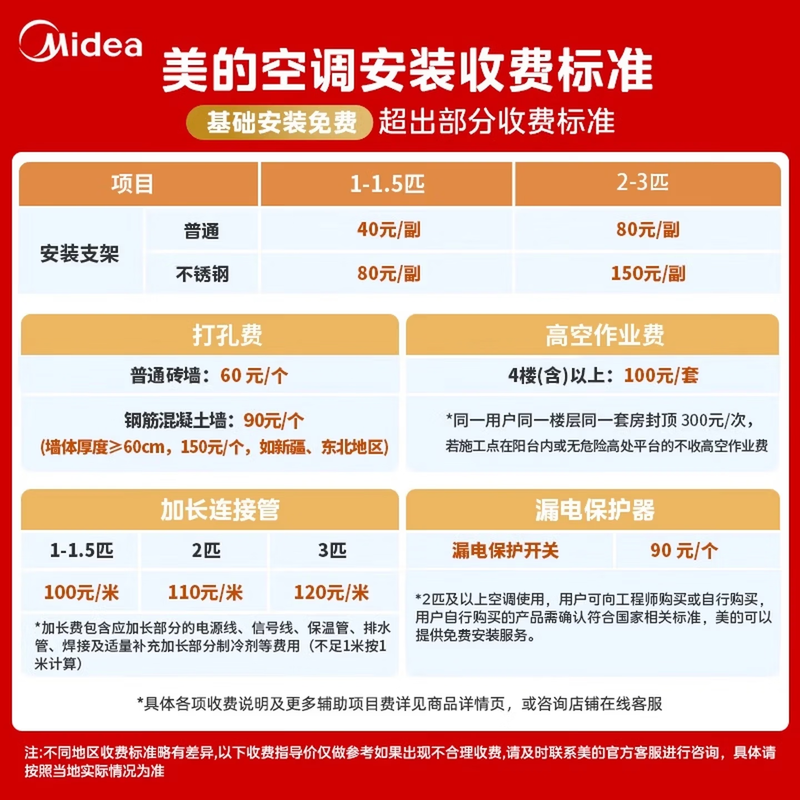 Midea air conditioner 1.5 HP static fresh air new level energy efficiency variable frequency cooling and heating without punching independent fresh air large air volume air conditioner hang-up trade-in KFR-35GW/N8XF1-1