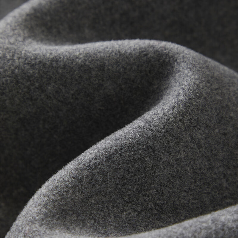 Qiushui Yiren Fashion 100% Sheep Wool Top 2025 Winter New Fall Shoulder Loose Hooded Woolen Jacket