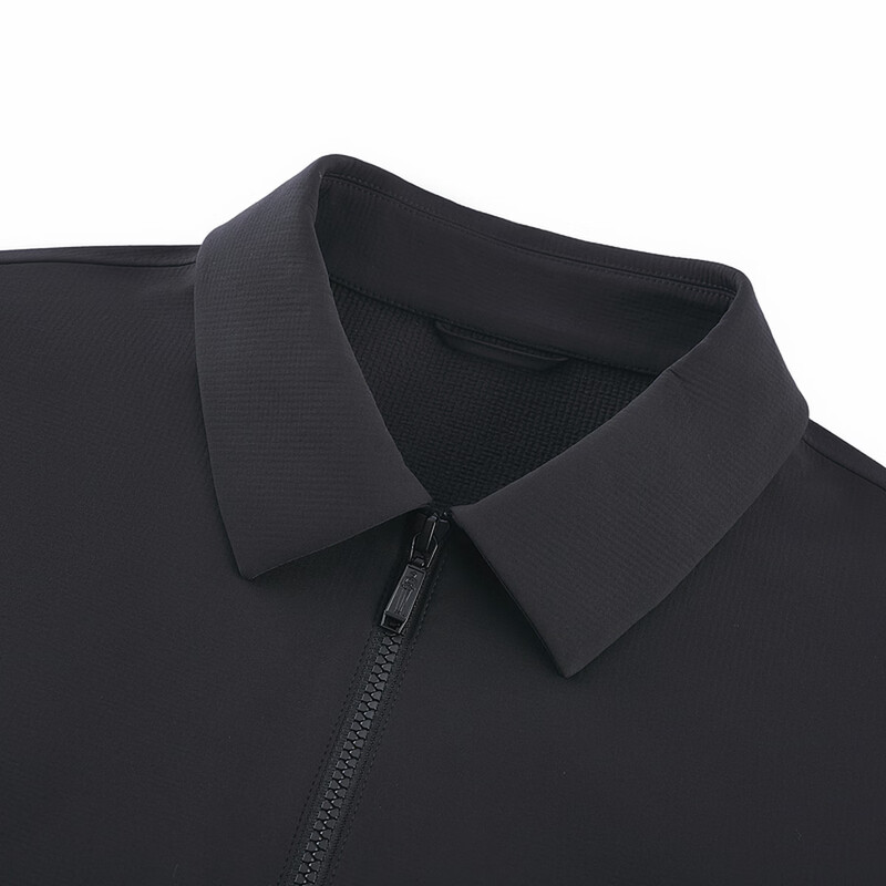 Biyinlefen fleece warm autumn and winter men's business commuting casual simple and capable lapel jacket jacket tops for men 07 black L (105)