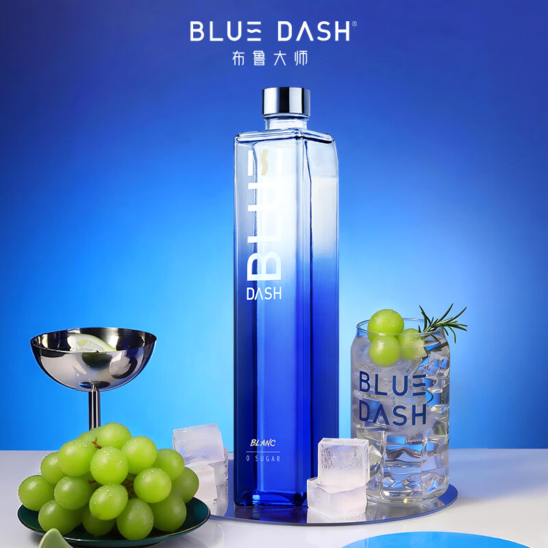 BLUE DASH 0 sugar 0 fat 15% white grape flavored liqueur 730ml party