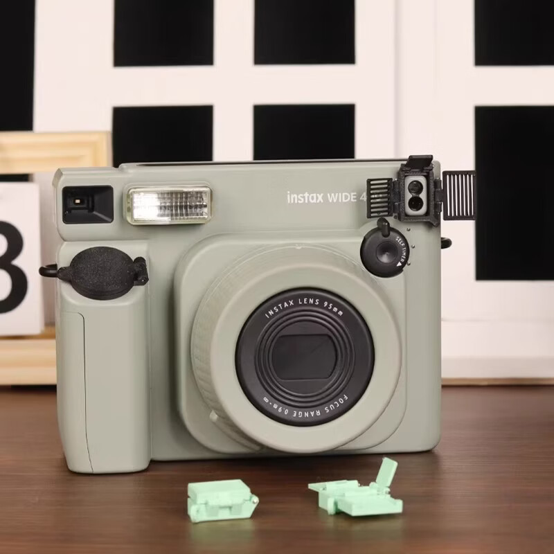 Lingyunhe is suitable for Fuji wide400 exposure artifact Polaroid accessories camera triple blackout fill light green exposure artifact + anti-accidental touch shutter cover four exposure levels / shutter anti-accidental touch / lanyard anti-lost
