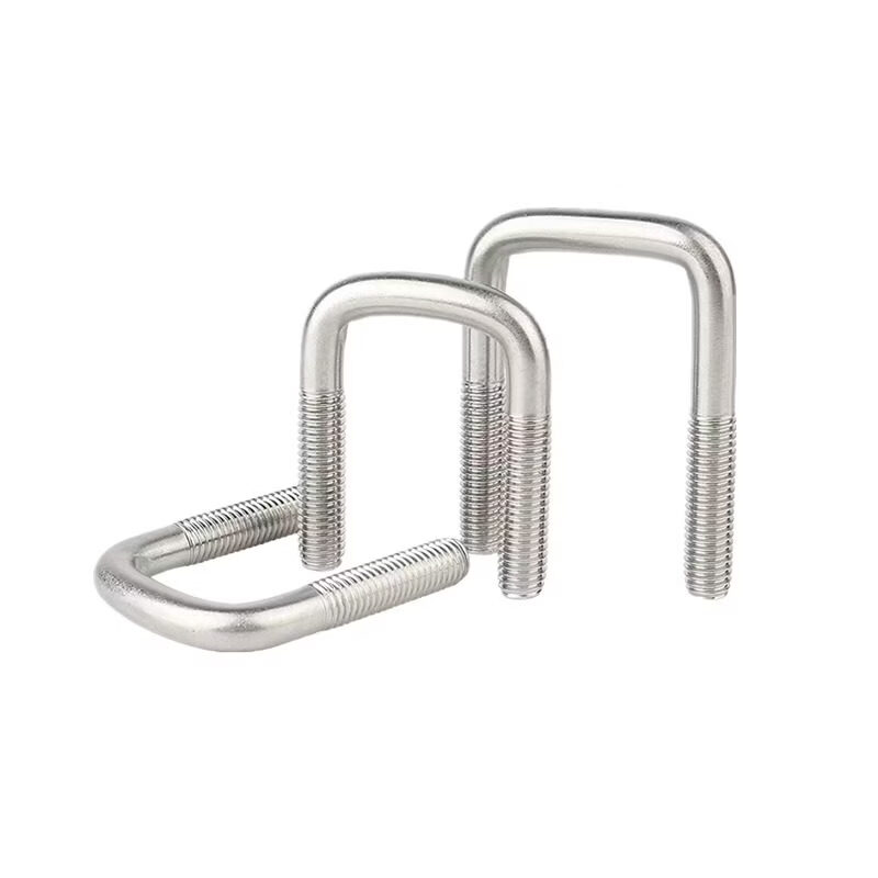 Axler right-angle U-bolt screw square card square tube card square clamp hoop buckle 304 square 10*90*110 single