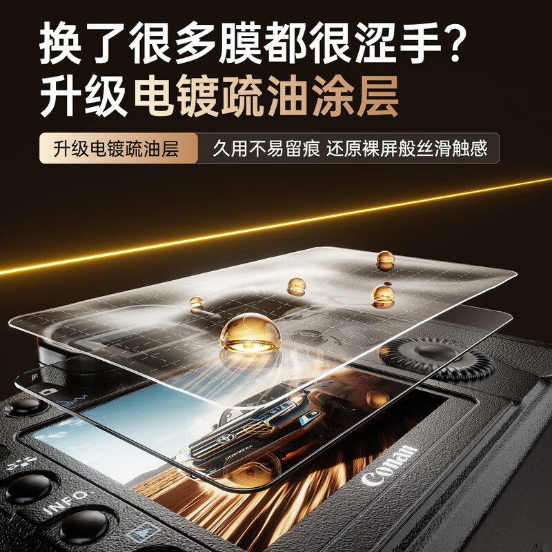 Green Giant (llano) is suitable for Canon camera R50 R8 tempered film camera screen protector micro SLR accessories R50 R8 camera tempered film single piece