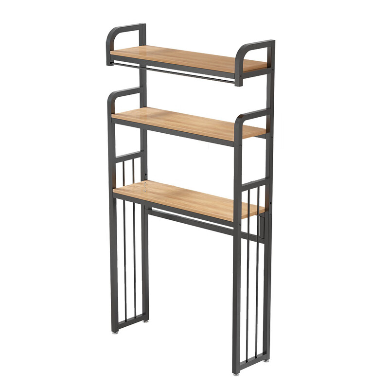 Miaopule sideboard storage rack dining table storage artifact storage rack floor-standing kitchen wall snack sundry rack storage rack white shelf + white 80 (inner diameter 75) 2 layers