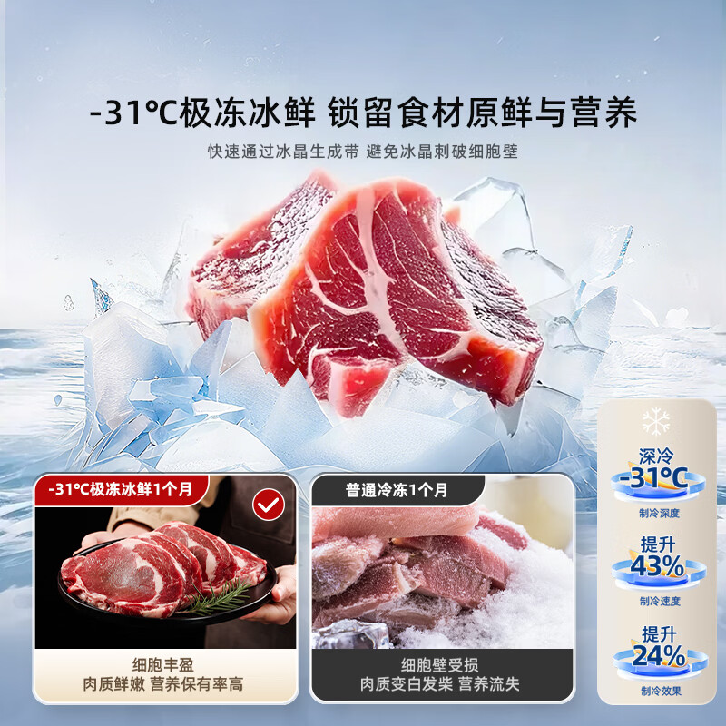 Hisense 525 upgraded model 572L refrigerator French-style multi-door refrigerator dual-system zero-embedded large-capacity sterilization and odor-free ultra-thin ultra-narrow refrigerator BCD-572E5SFZSD national subsidy