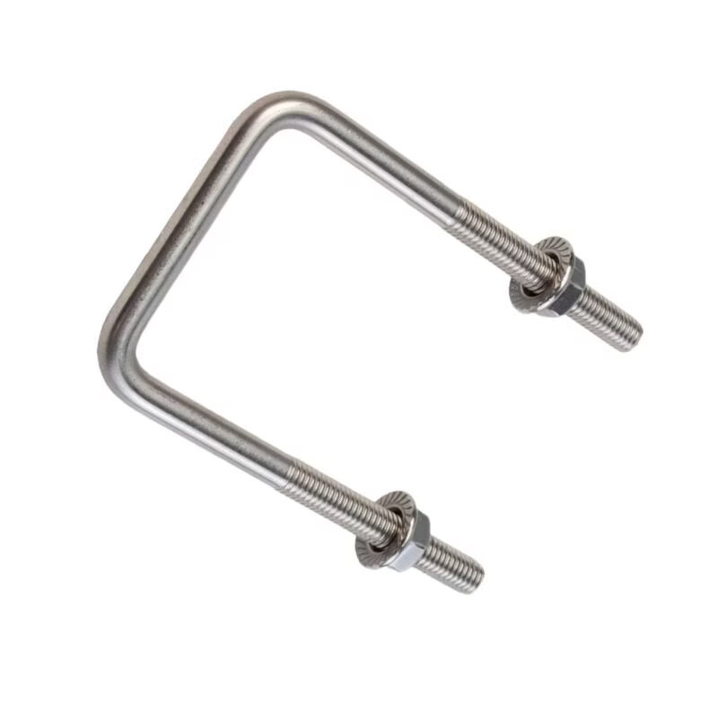 Axler right-angle U-bolt screw square card square tube card square clamp hoop buckle 304 square 10*90*110 single