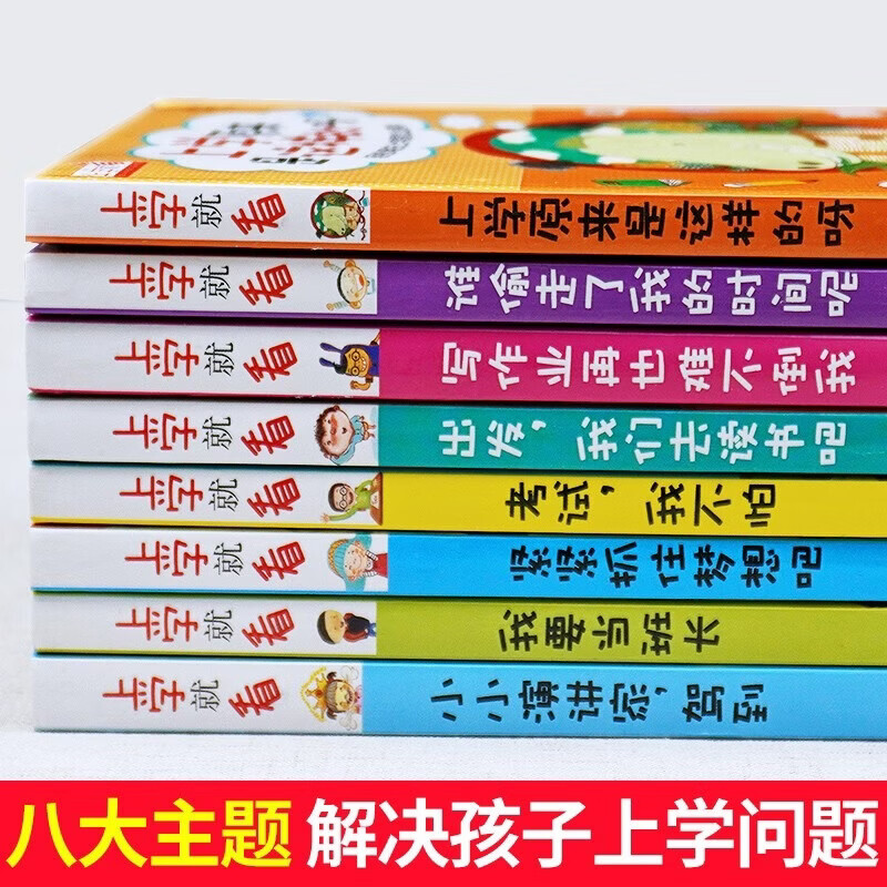 A complete set of 8 volumes in the 