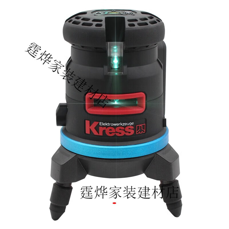 KRESS green light level meter two-line five-line laser line projector self-balancing line marking instrument Green light high-precision 2-line 5200 millimeter Green light high-precision 2-line 5200 milliamp hour
