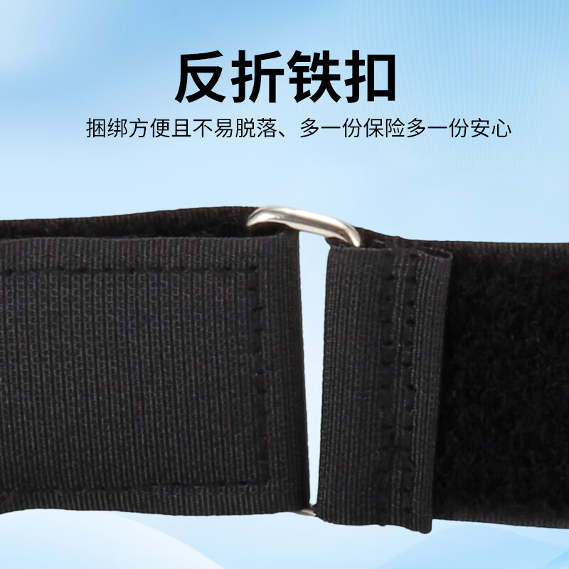 Beifute Velcro straps Velcro straps braided nylon buckle self-adhesive straps cargo binding strong card board fixing straps 3cm*50cm*2 strips black