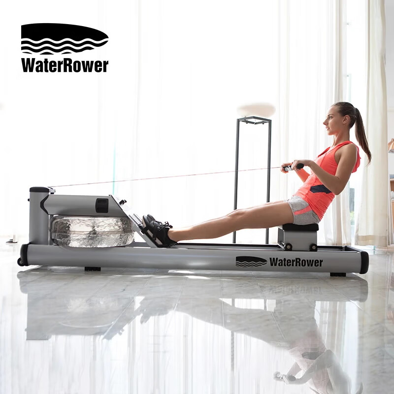 WaterRower imported from the United States, household commercial water resistance rowing machine, aerobic fitness equipment M1 high and low aluminum alloy M1 low combination set
