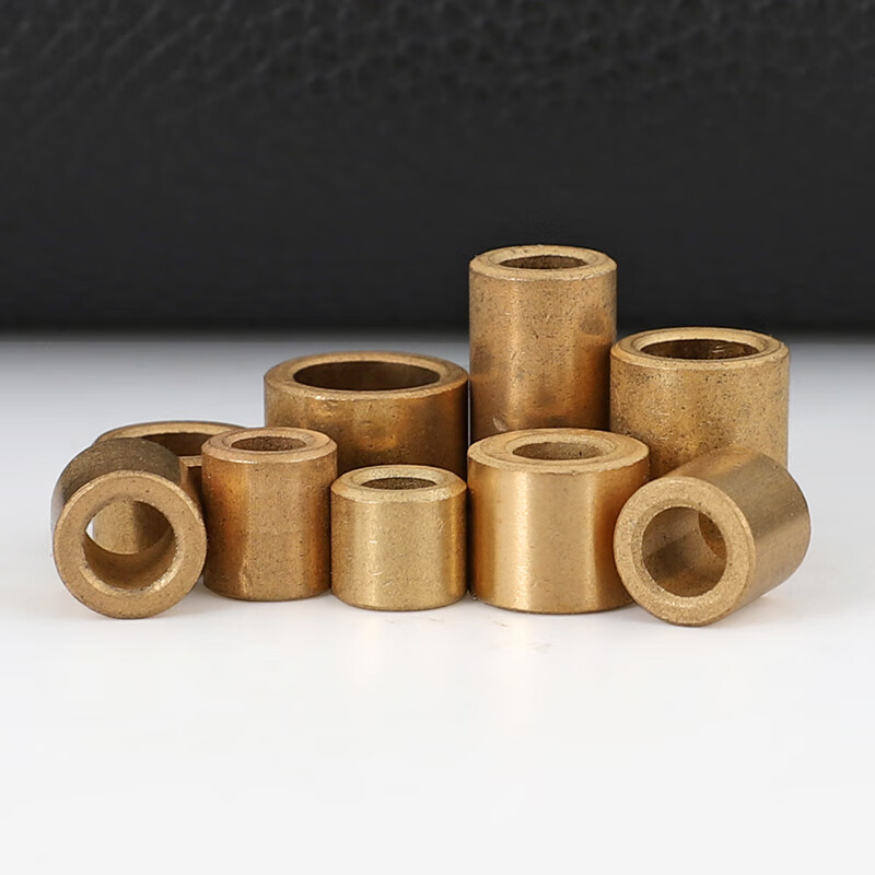 Weiwang powder metallurgy copper sleeve oil-impregnated self-lubricating bearing bushing guide sleeve pure copper sleeve wear-resistant sleeve inner diameter bushing 3*6*6 (20 pieces)