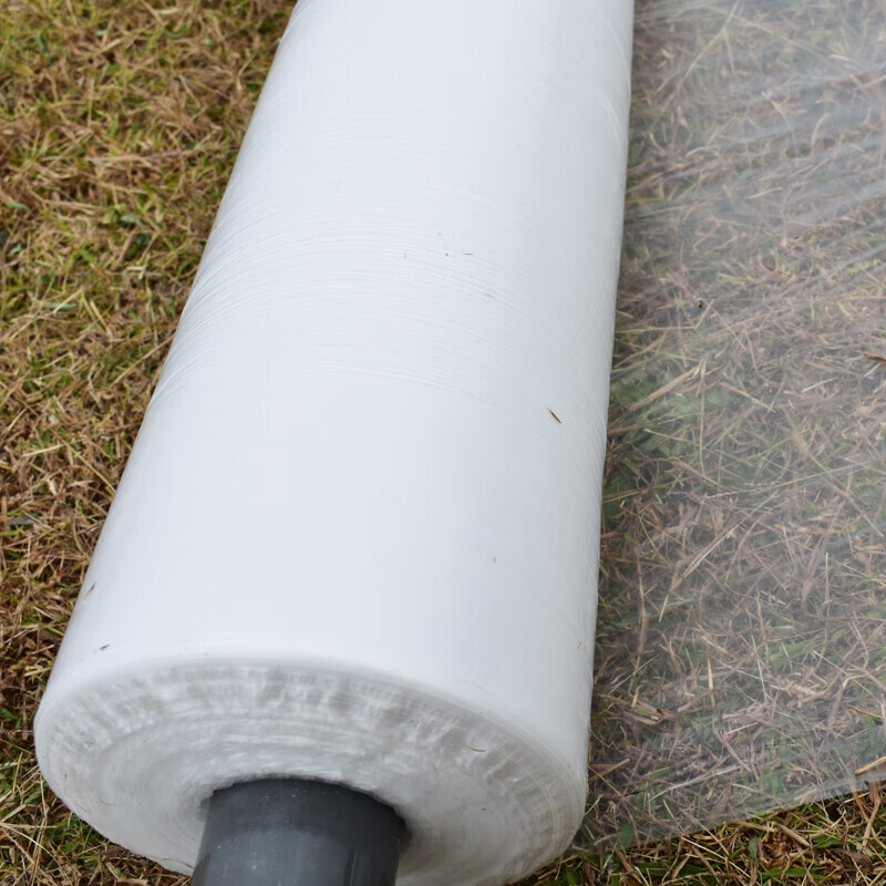 Mulch agricultural planting film agricultural materials insulation and moisturizing agricultural film white mulch film plastic film vegetable greenhouse film whole roll 10 pounds 2 meters wide x 560 meters long