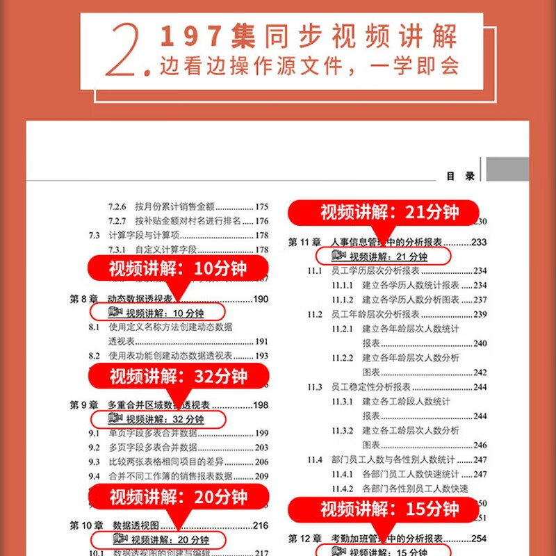 Excel three-piece efficient office set: table production and data analysis + functions and formulas + pivot tables (set of 3 volumes) excel from entry to master tutorial vba data processing and analysis wps office books