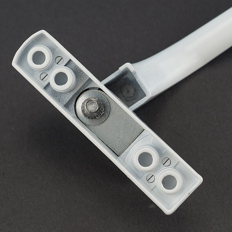 Hasdick Beijing warehouse delivery HKsq-148 window handle 50 type flat opening handle thickened plastic steel single point seven-character handle window lock outward opening right handle