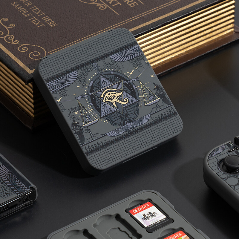 Jixiang switch cassette storage box NS card box lite game card storage box 12NS card + 12TF card magnetic absorption bag mysterious country to carry