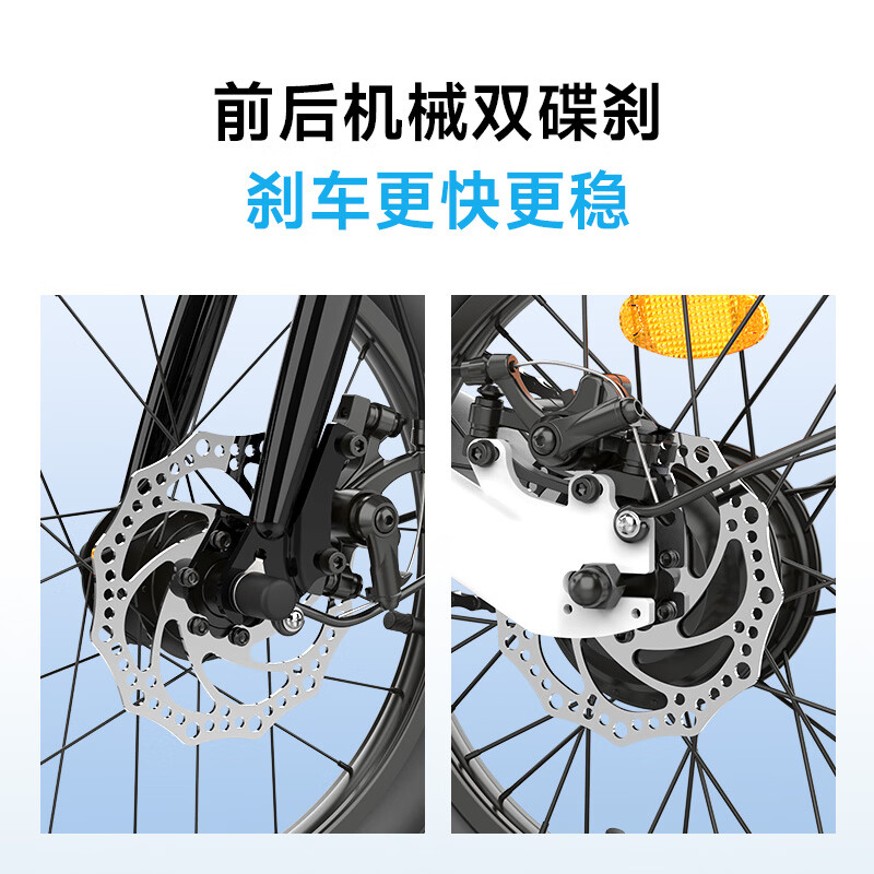 BAICYCLE ultra-light electric power-assisted bicycle, fashionable transportation, three-fold portable lithium battery electric bicycle, small campus commuting F1 Forest Green丨New launch丨Ultra-light three-fold