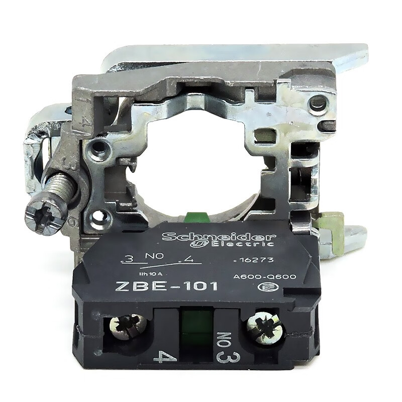 Original Schneider Electric brand XB4 button switch bracket contact contact ZB4 signal indicator LED light module ZBV 24V 230V ZB4-BZ101 normally open contact + bracket