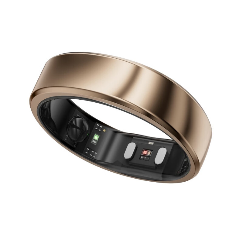 RingConn Gen 2 Air smart ring, heart rate variation, blood oxygen health, sleep monitoring, menstrual period prediction ring, 10-day long battery life, Space Silver No. 6 (16.50mm)