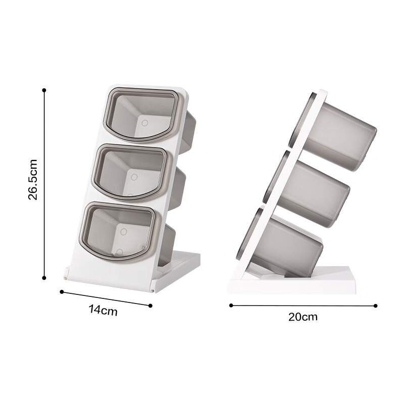 Deli oblique insertion pen holder large capacity brush holder multi-functional removable storage box children boys and girls book desktop stationery watercolor pen marker pen storage box 2 pack multi-functional oblique insertion storage box