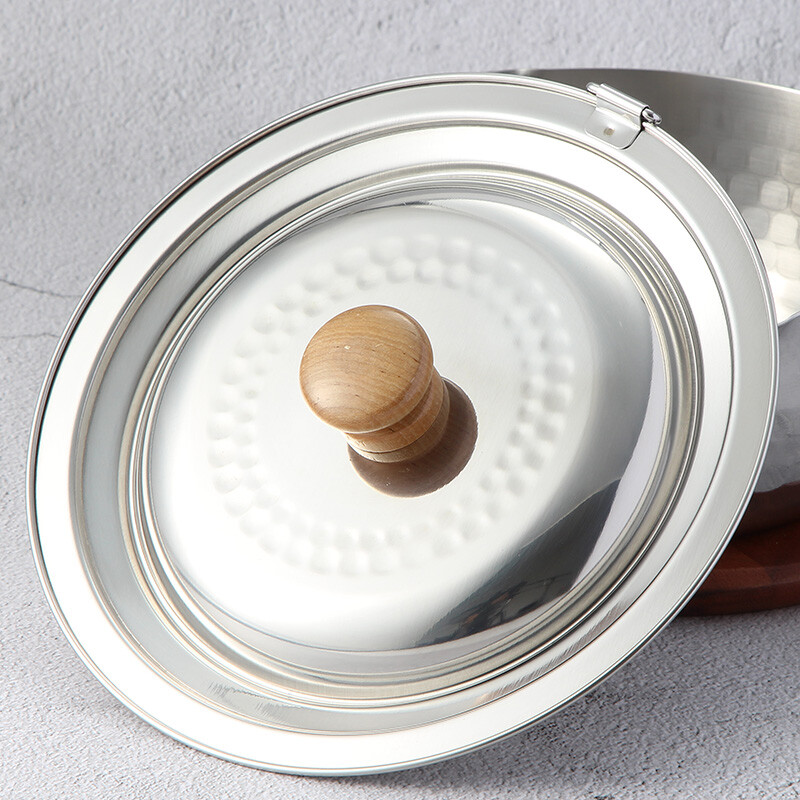 YOSHIKAWA Japan original imported Yoshikawa Snow Ping Pan lid milk pot soup pot stainless steel lid 16-22cm dual use YH9498 Snow Ping Pan dual use lid 18-20cm