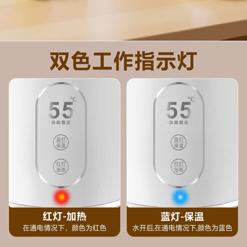 Kettle 316 stainless steel inner tank with integrated heat preservation, fully automatic power off, constant temperature, large capacity household hot water kettle, double layer anti-scalding, portable fast boiling water insulation kettle, electric kettle, 3L white, 316 inner tank + intelligent insulation