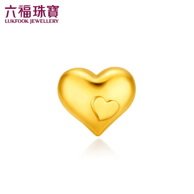 Lukfook Jewelry Tianfu Gold Grain Cute Childlike Heart Pure Gold Love Gold Ornament Accumulated Gold Price 039150OA Approximately 1.00g