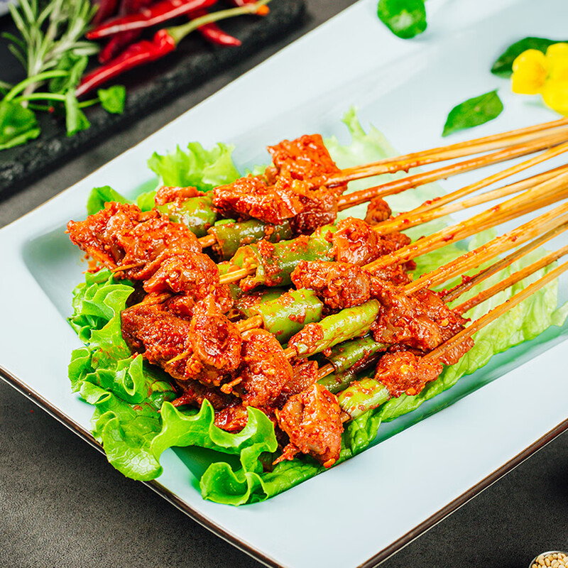Xiaolongkan spicy Xiaojun liver 200g*3 packs of barbecue hot pot ingredients spicy hot pot skewers hot pot frozen chicken gizzards semi-finished products