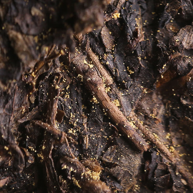 Little Senior Sister Reviews Tea Baishaxi Handmade Fu Brick Golden Hua Fu Brick Tea Traditional Dabai Brick Anhua Black Tea 200g 2013 Handmade Fu Tea