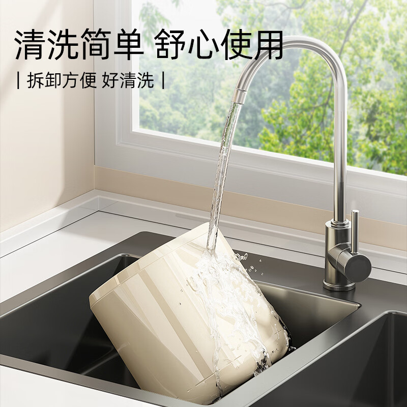 Qinwangge kitchen punch-free chopstick barrel wall-mounted drain chopstick cage household spoon storage box wall-mounted tableware storage rack milk white-chopstick storage box wall hanging/countertop dual use