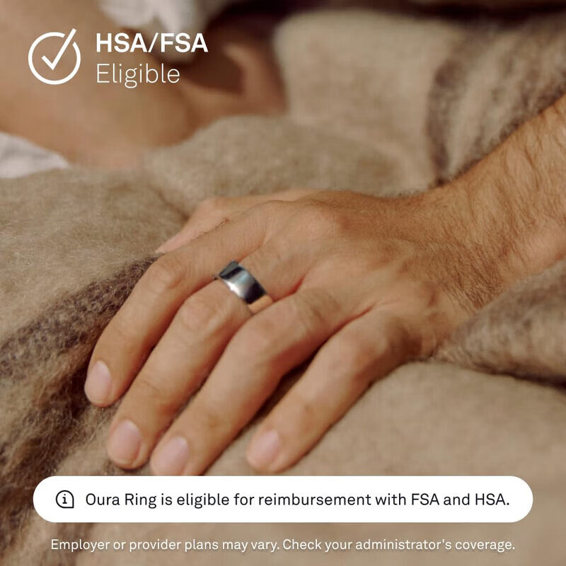 OURARing 5 Wang Hong's same style smart ring sleep monitoring health tracking heart rate temperature exercise recovery ring oura ring bright black 6