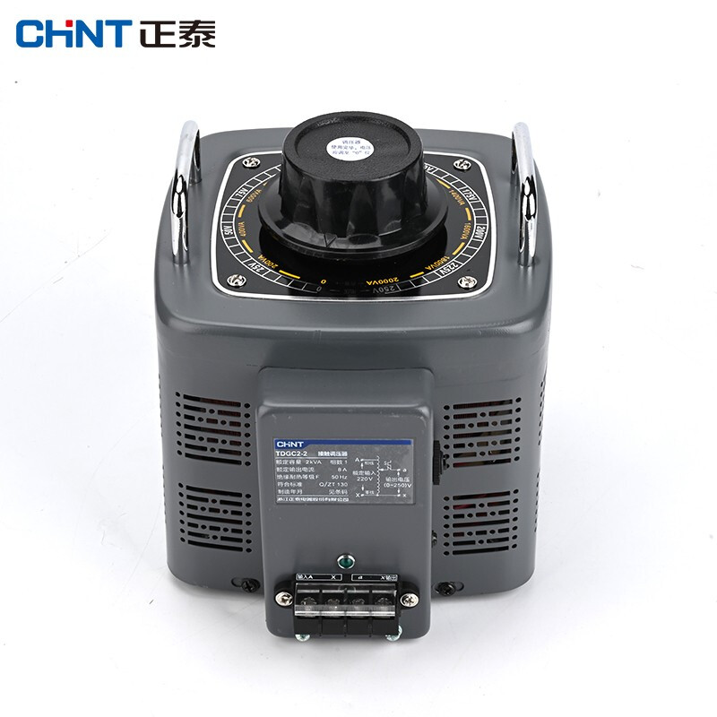 Chint single-phase voltage regulator 2000w 220v TDGC2-2kva contact voltage regulator 0-250v