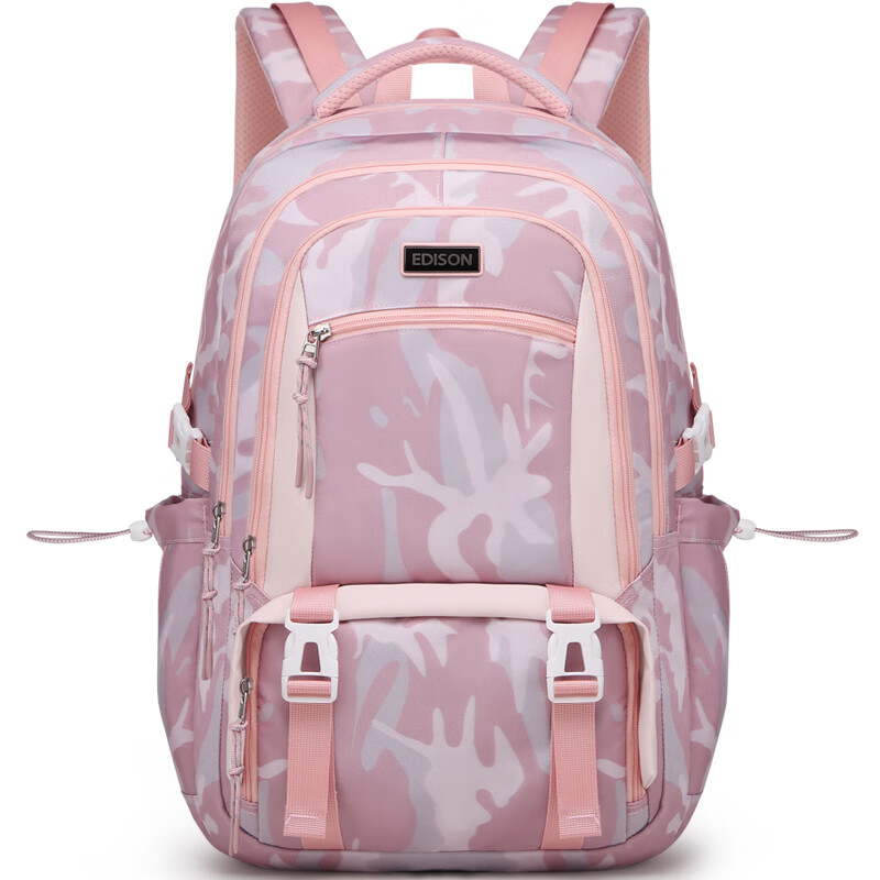 Edison Edison high school student schoolbag female spine protection waterproof backpack junior high school large capacity travel backpack K052-37G