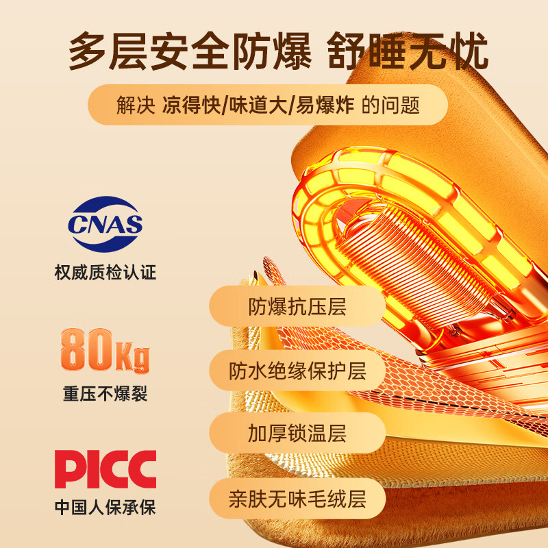 Royalstar electric hot water bottle, rechargeable hot water bottle, hand warmer, baby warmer, tummy warmer, handbag, hot water bottle, quilt, hand warmer, artifact