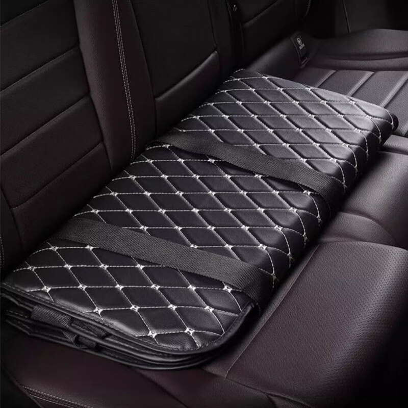 Sanduojiu such as car mattress non-inflatable rear sleeping pad car folding bed car back seat car sleeping artifact car SUV car bed folding black gold rhombus style