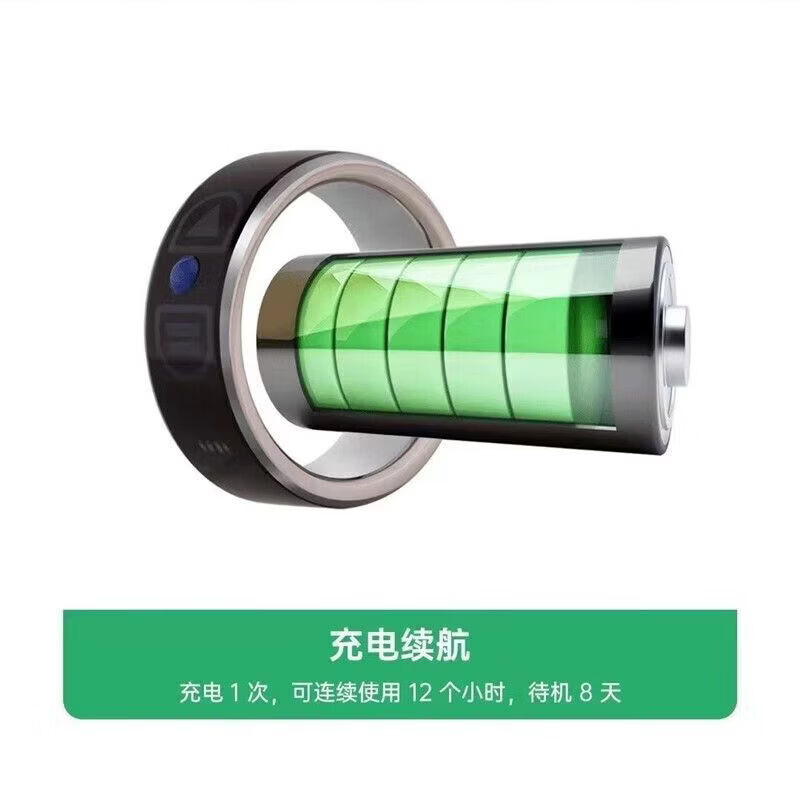Wireless Bluetooth Smart Ring Black Technology Bluetooth Ring Multifunctional Suitable for Android and Apple Mobile Phones Magic Same Style 18 Circumferences 60mm 110-120 Jin Technology Ring Like - Page Turn - Selfie - Novel