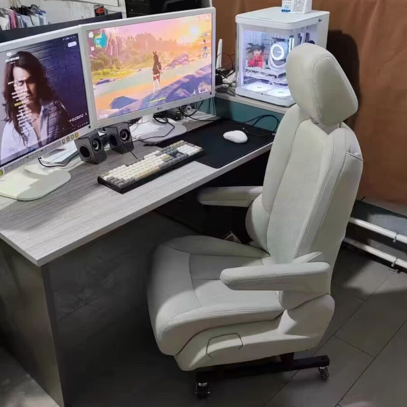 Linoni GL8 car middle row seat new internet celebrity 652/653 modified office student comfortable e-sports computer chair purple