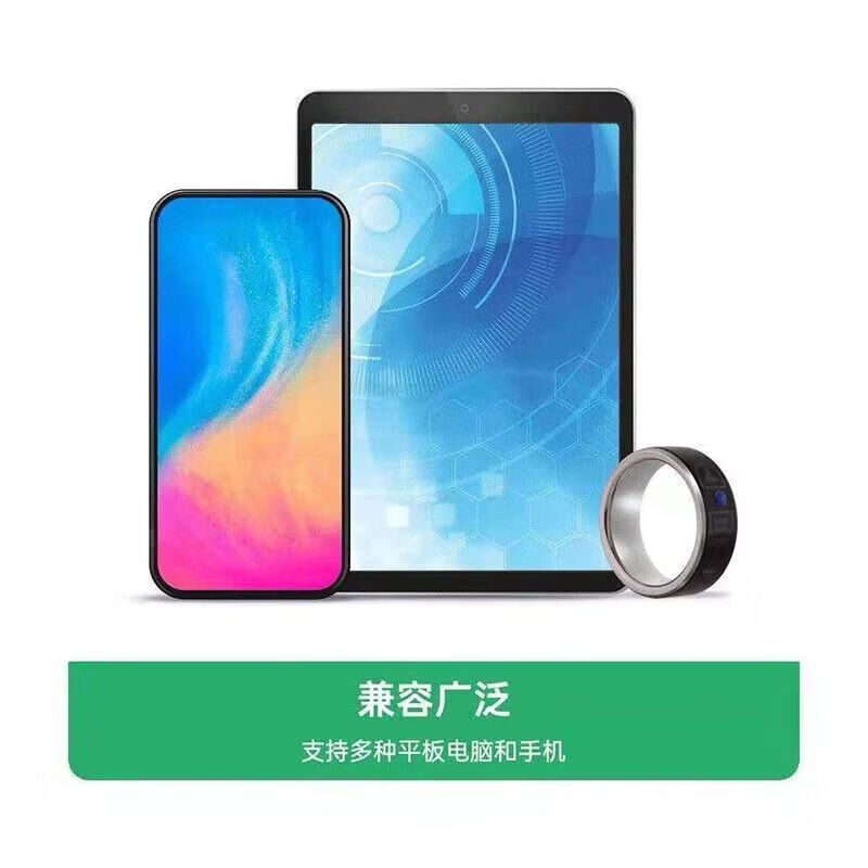 Wireless Bluetooth Smart Ring Black Technology Bluetooth Ring Multifunctional Suitable for Android and Apple Mobile Phones Magic Same Style 18 Circumferences 60mm 110-120 Jin Technology Ring Like - Page Turn - Selfie - Novel