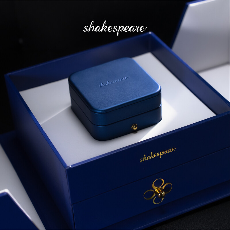 Shakespeare (Monologue) smart ring AI sleep heart rate monitoring light luxury high-end 26 years new couple Platinum No. 7