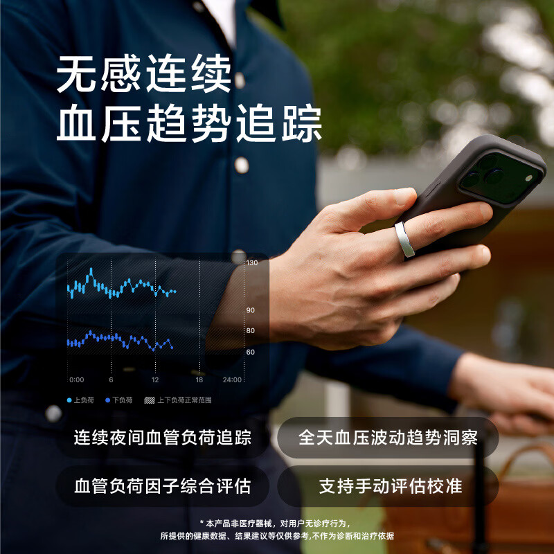 RingConn Gen 3 Smart Ring Sleep Monitoring Exercise Heart Rate Blood Oxygen Sleep Monitoring Vascular Health Insights Vibration Reminder AI Health Ring Gen3 Future Silver No. 11