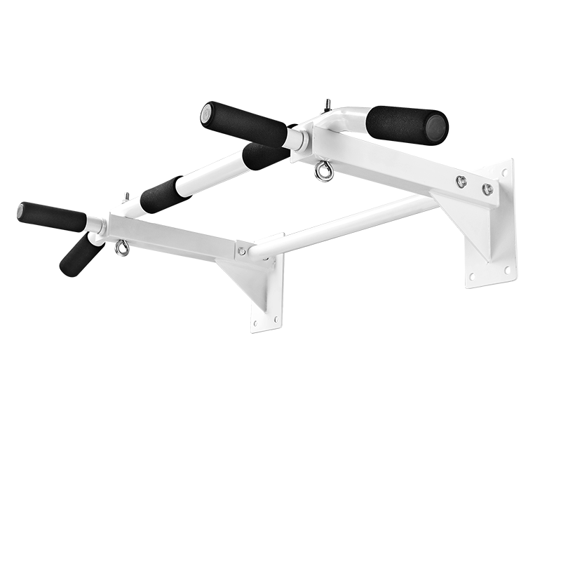 Qinglang wall horizontal bar home indoor pull-up device fitness training pull rod muscle sports punching and fixing equipment thickened white + crossbar