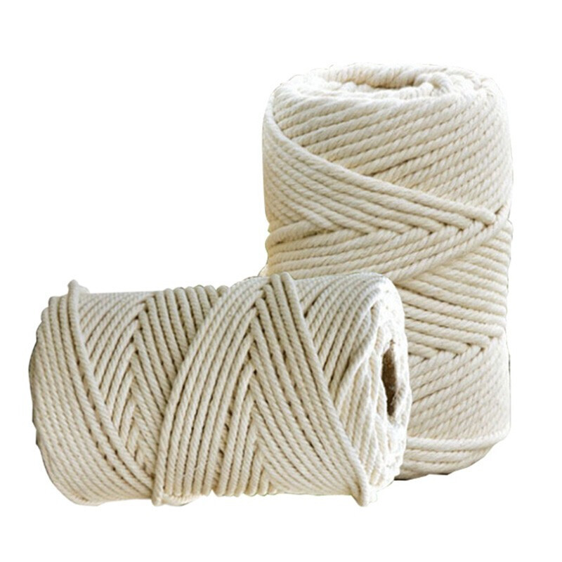 Bingyu BYjq-86 Zongzi thread cotton rope material tapestry braiding thread diy hand-woven cotton rope 4mm 100 meters