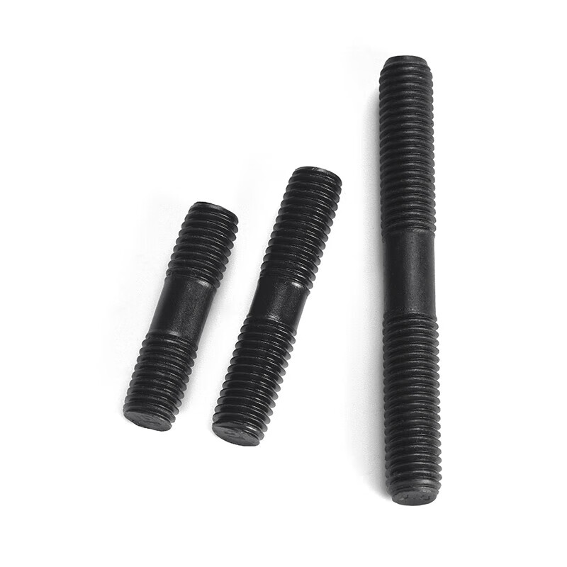 JINGGONG Grade 10.9 double-headed screw double-headed thread bolt connecting rod screw stud screw m12m14m16-m30 M30*300 (1 piece) Grade 10.9