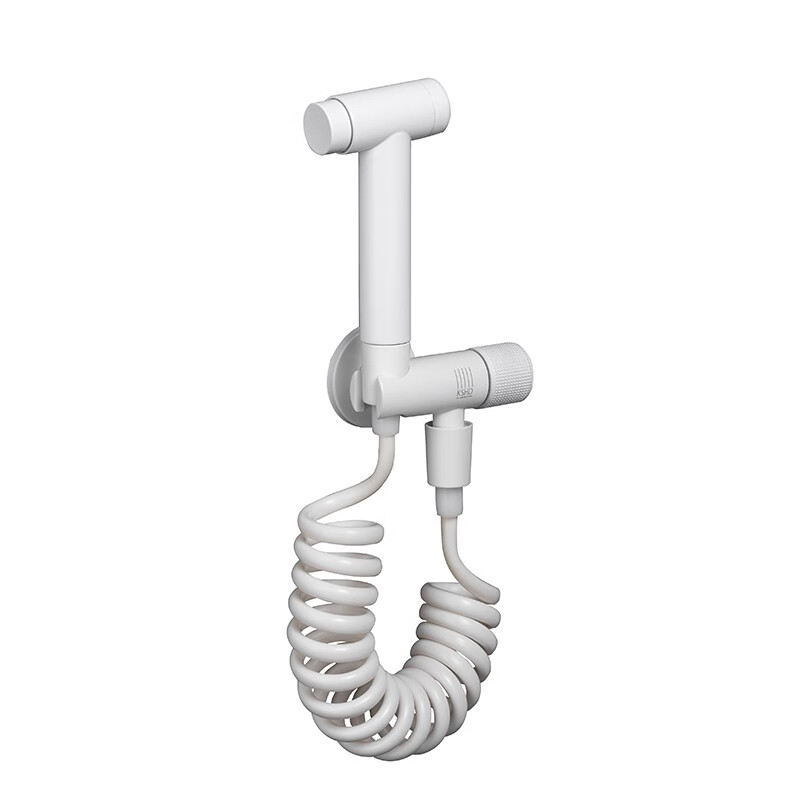 Durade (KSHD) German KSHD all-copper toilet spray gun companion bathroom flusher women's high-pressure water gun booster faucet nozzle gun gray (with angle valve) spray gun set