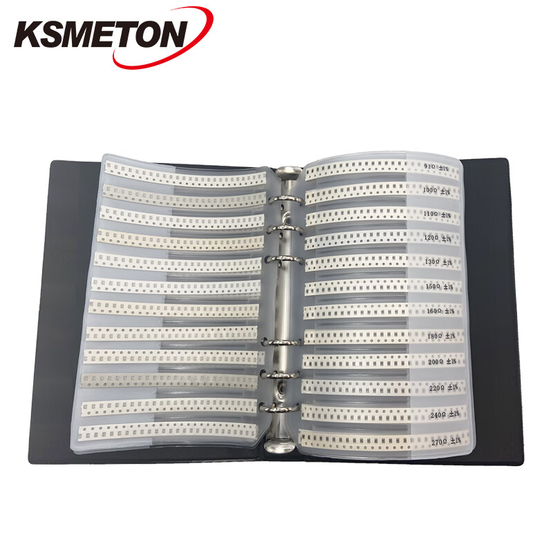 Capacitor Book SMD Capacitor Pack 0201 0402 0603 0805 1206 Capacitor Component Capacitor Component Sample Book 0402 Capacitor Book (50 each of 80 types)