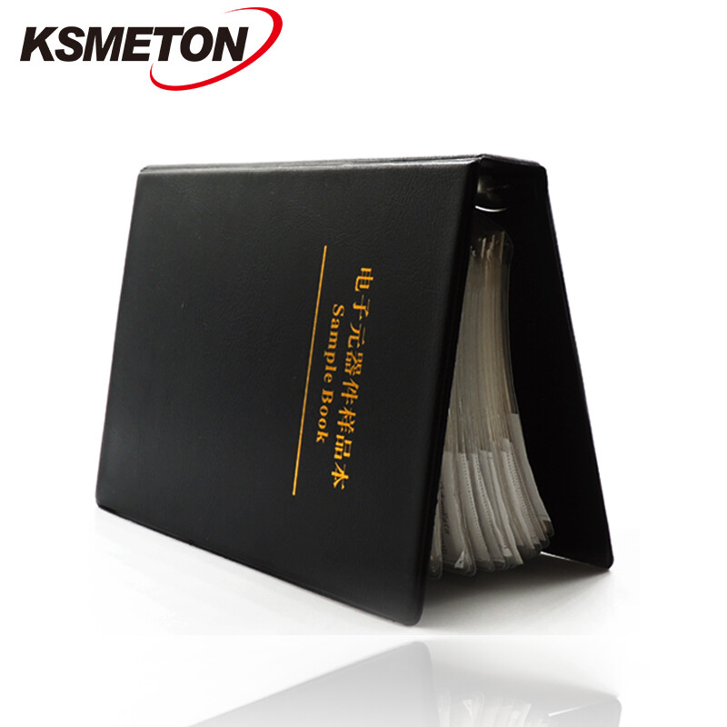 Capacitor Book SMD Capacitor Pack 0201 0402 0603 0805 1206 Capacitor Component Capacitor Component Sample Book 0402 Capacitor Book (50 each of 80 types)