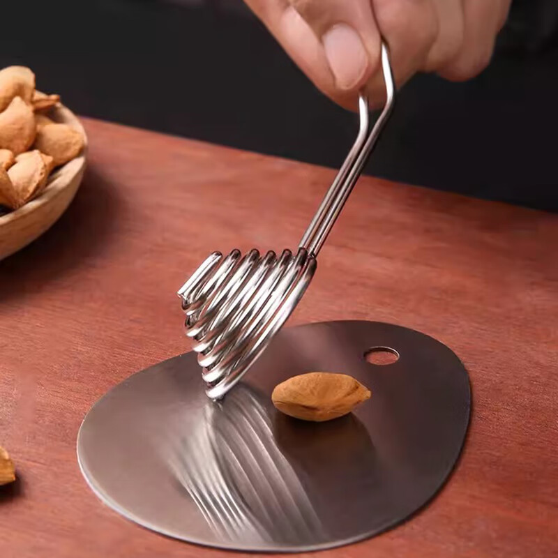LH apricot core opener, manual apricot core and hard shell special tool, stainless steel almond peeling, nut core removal clip, almond shell opener