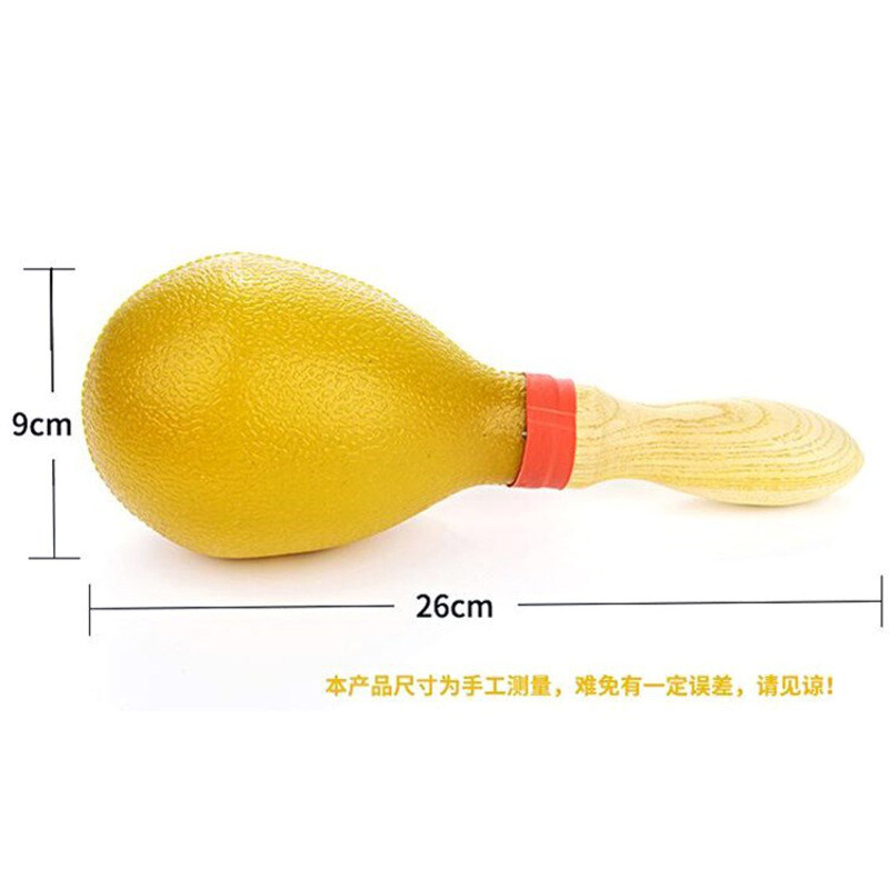 Shanbei large metal sand drum percussion instrument KTV band professional tambourine accompaniment performance sand hammer adult iron sand drum pair of yellow sand hammer