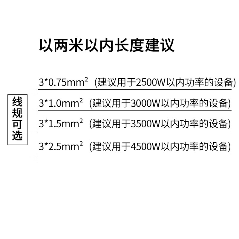 Guangchangxing (G.C.X) 3C certified national standard 10a straight three-plug-C13 three-hole power cord 3*0.75 square meters oxygen-free copper suitable for desktop computer host monitor 1.5 meters
