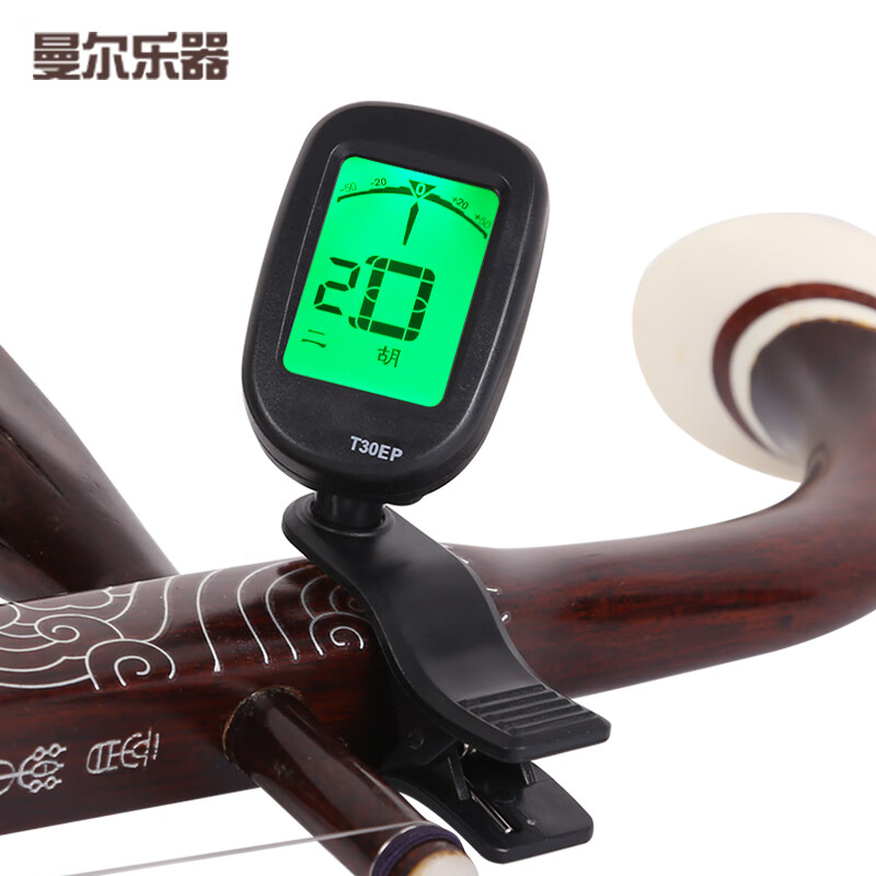 Maner Instruments Erhu Tuner Jinghu Banhu Gaohu Electronic Tuner Medium/Large/Small Ruan Pipa Professional Electronic Tuner